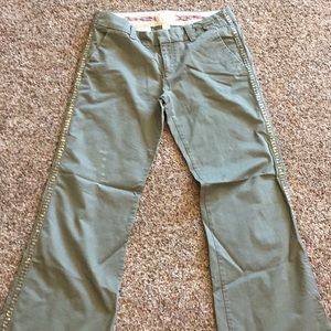 American eagle distressed flared leg pant